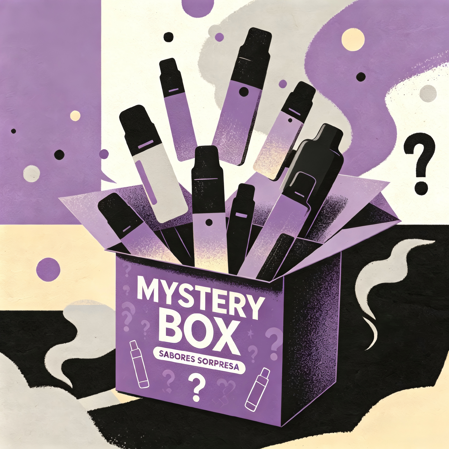 Caja Misteriosa Vape Desechable con Sabores Sorpresa España