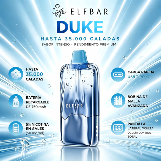 ELF BAR Duke 35000 Puffs Vape Desechable