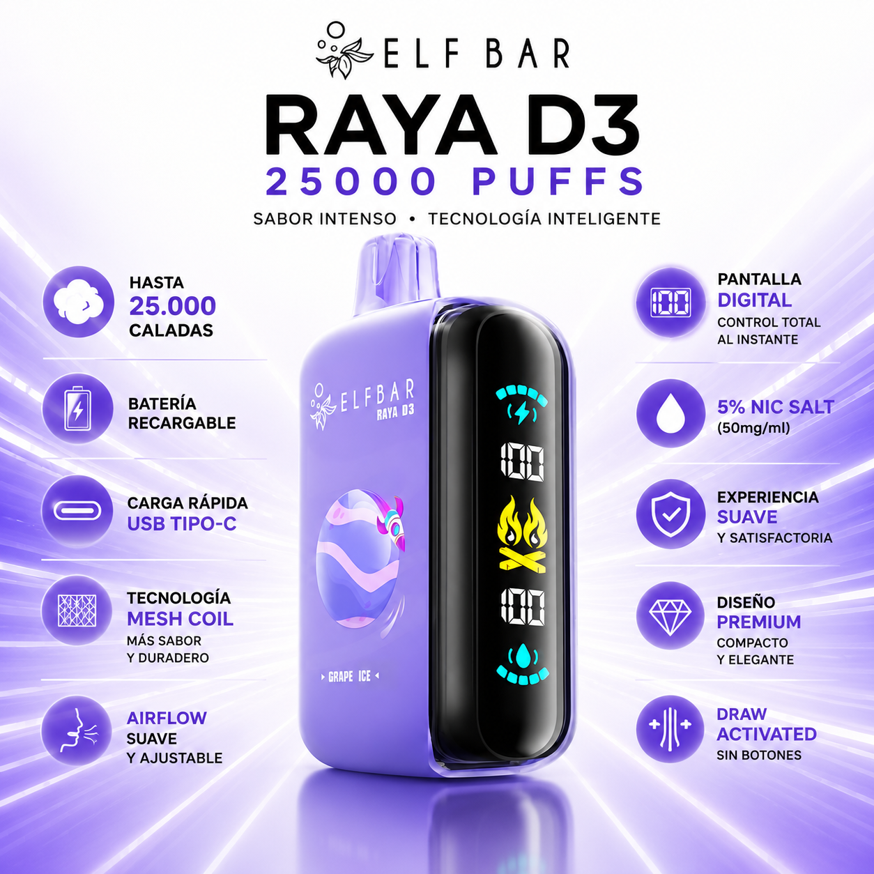 ELF BAR DUKE 35000 Puffs (Replica) 2