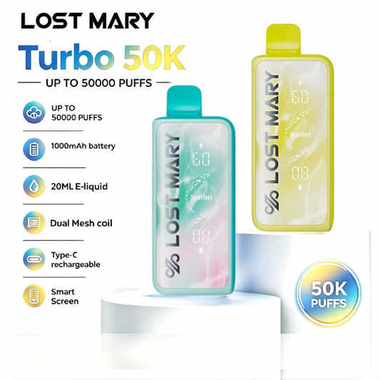 LOST MARY Turbo 50000 Puffs  Vape Desechable España