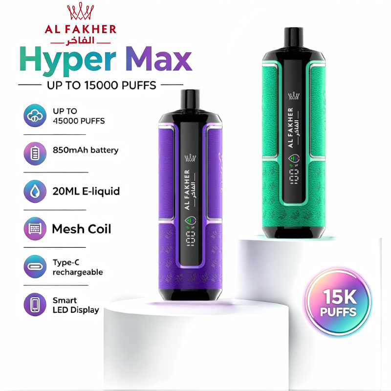 fakher crown bar hyper max 15000 puffs Vape Desechable España